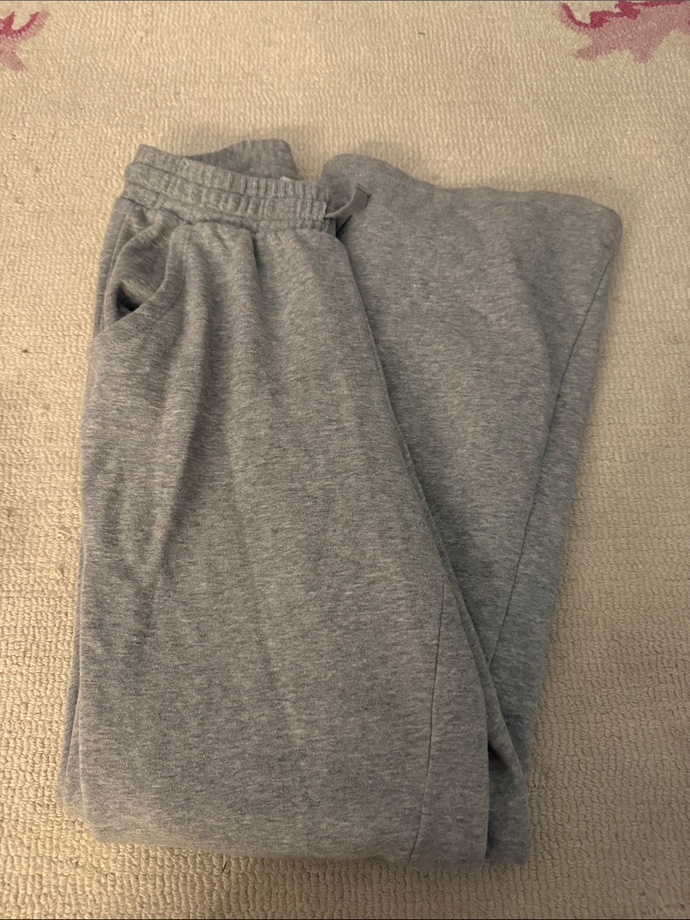 Colsie woman Light Gray wide leg Sweatpants
